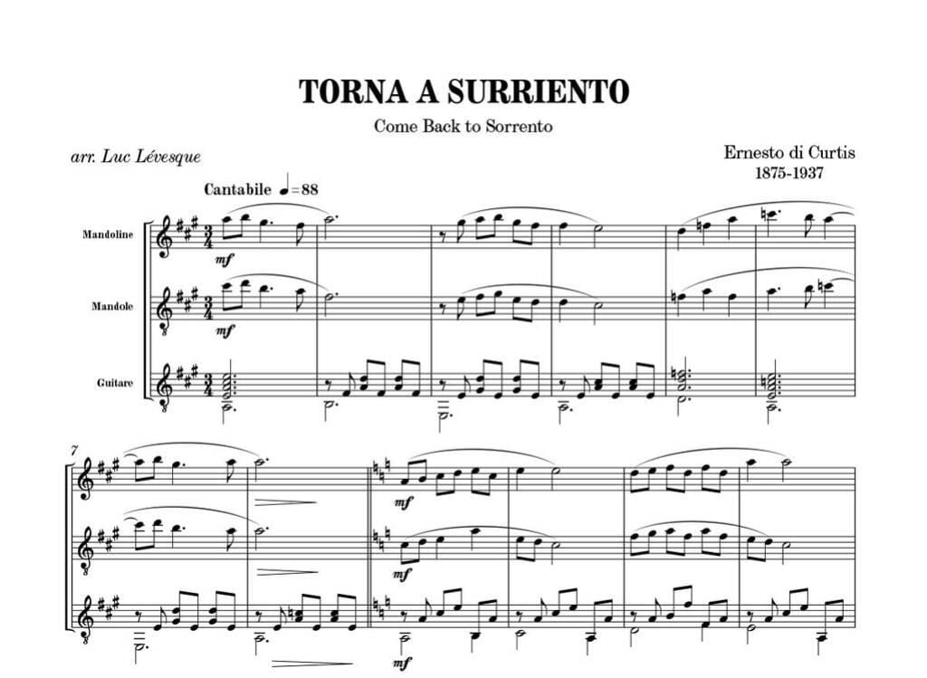 Torna A Surriento